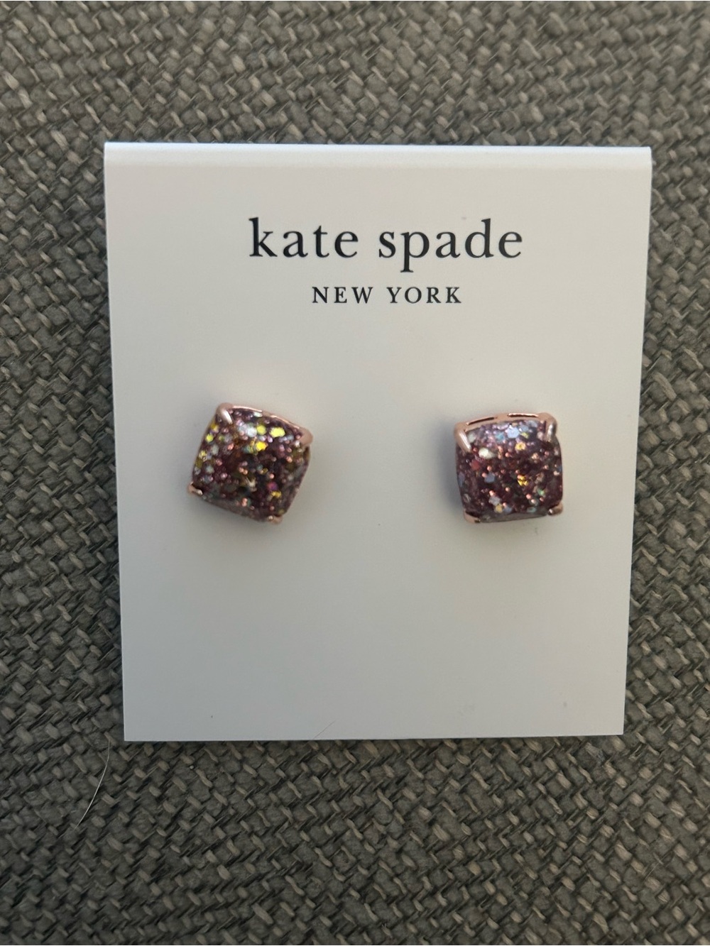 kate spade Rose Gold Round Stud Earrings